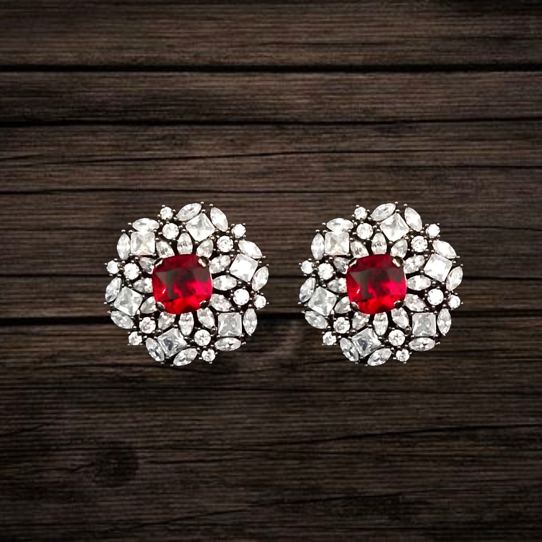 American Diamond Studs Earrings By Asp Fashion Jewellery