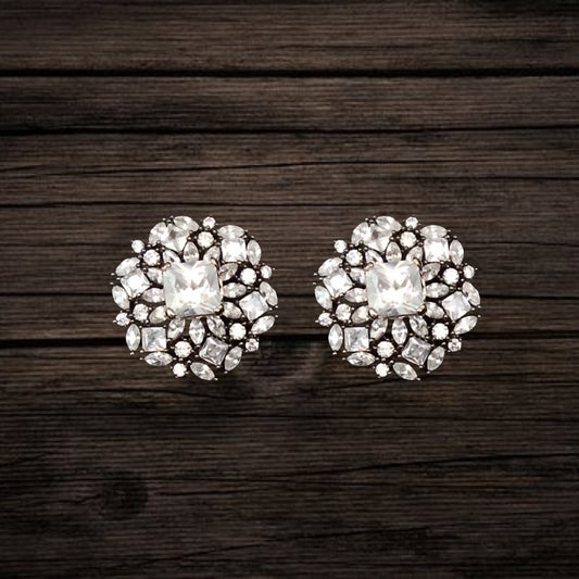 American Diamond Studs Earrings By Asp Fashion Jewellery