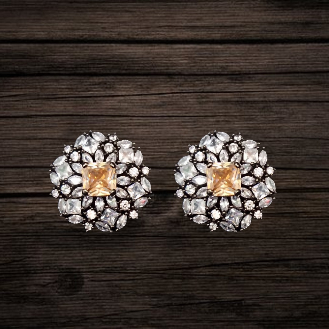 American Diamond Studs Earrings By Asp Fashion Jewellery