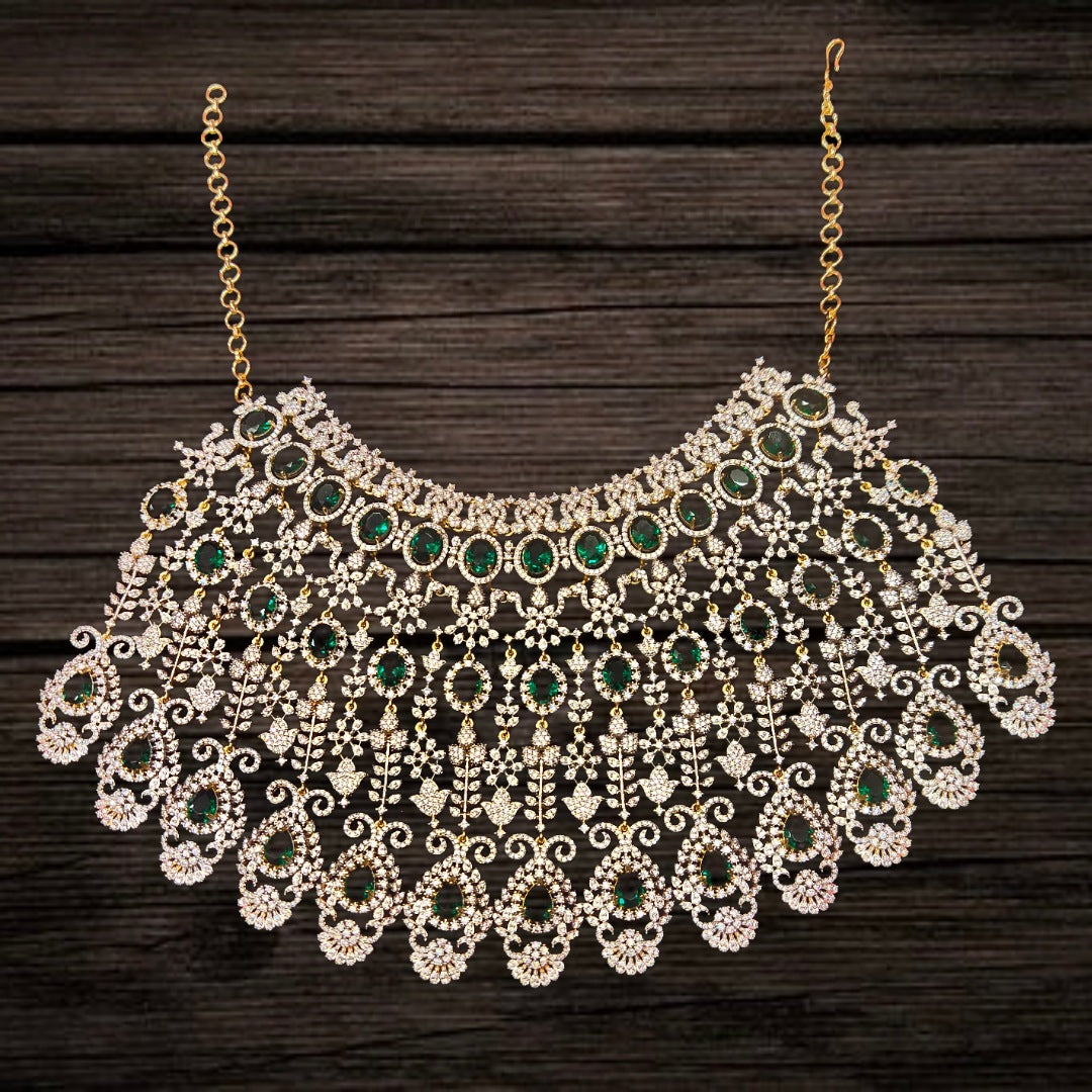 American Diamond Choker Set By Asp Fashion Jewellery