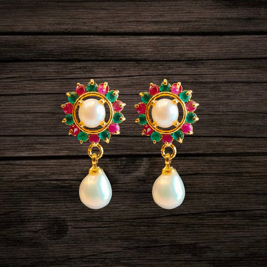 Pearls Stud Earrings By Asp Fashion Jewellery