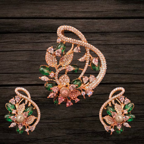 Cz Pendent Set By Asp Fashion Jewellery