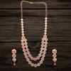 American Diamonds Double Layer Necklace Set By Asp Fashion Jewellery