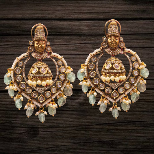 Divine Victorian Kundan Chandbali By Asp Fashion Jewellery