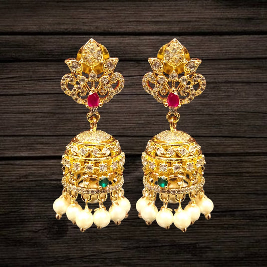 Cz Jhmka Earrings By Asp Fashion Jewellery