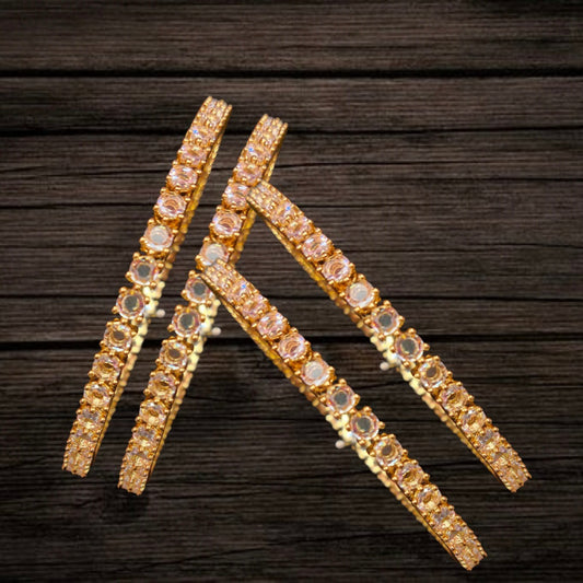 Uncut Diamond Bangles Set By Asp Fashion Jewellery
