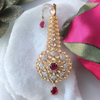 Premium Zircon Kundan Kalangi for Groom Turban - Two Tone Gold & Rhodium