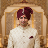 Premium Zircon Kundan Kalangi for Groom Turban - Two Tone Gold & Rhodium
