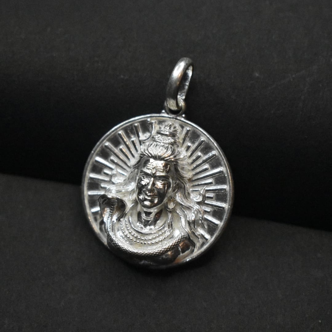 Pure Silver Lord Shiva Locket