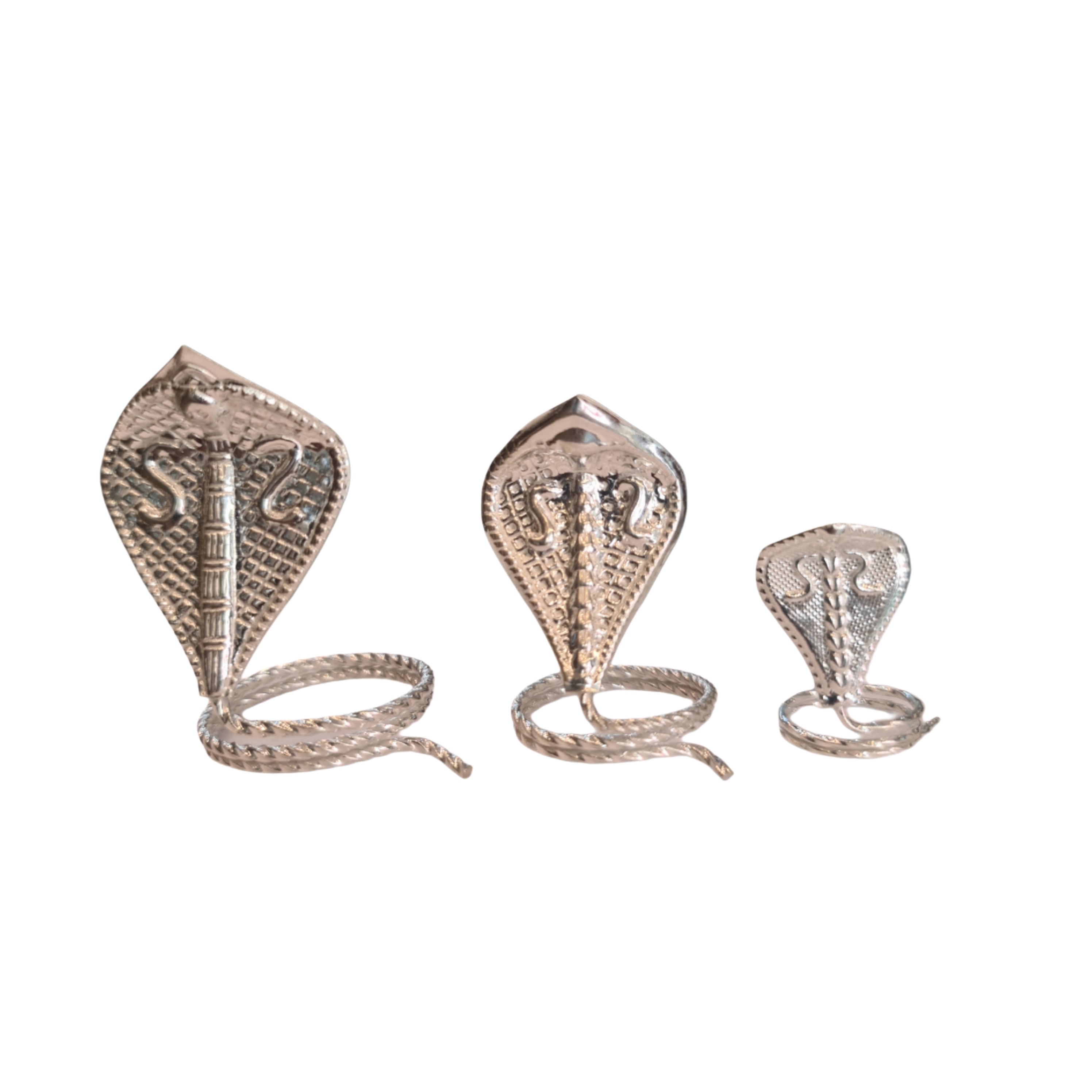 Pure Silver Snake for Nag Puja & Shiv Lingam Worship