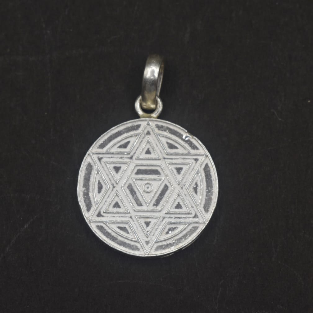 Pure Silver Sreeyantra Locket
