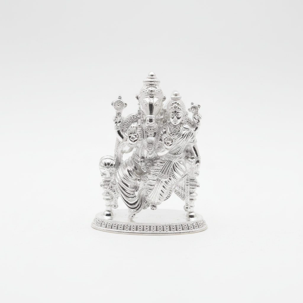 Pure Silver Sri Lakshmi Hayagreeva Idol 