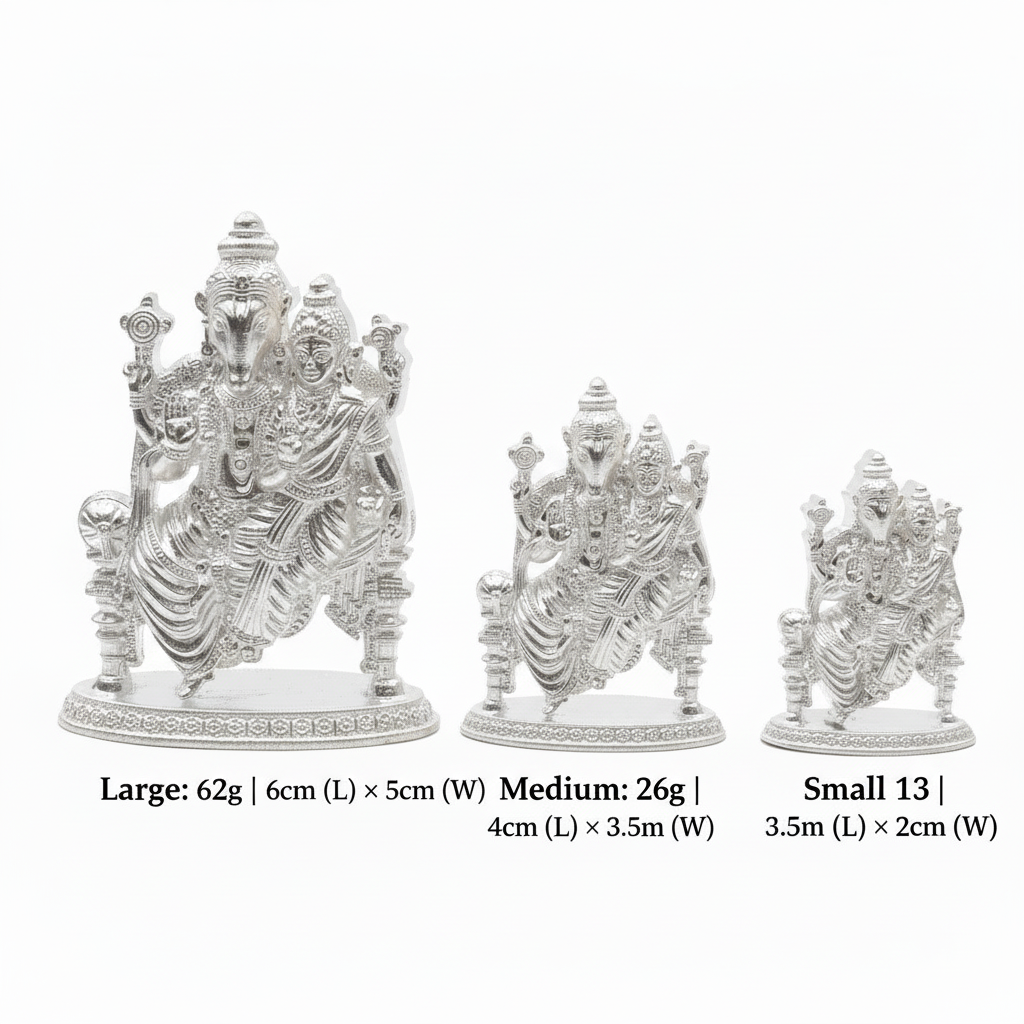 Pure Silver Sri Lakshmi Hayagreeva vighram 
