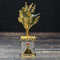 Pure Silver Tulsi Plant for Pooja