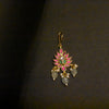 Royal Gold Plated Jadau Kundan Maang Tikka with Pearl Drops