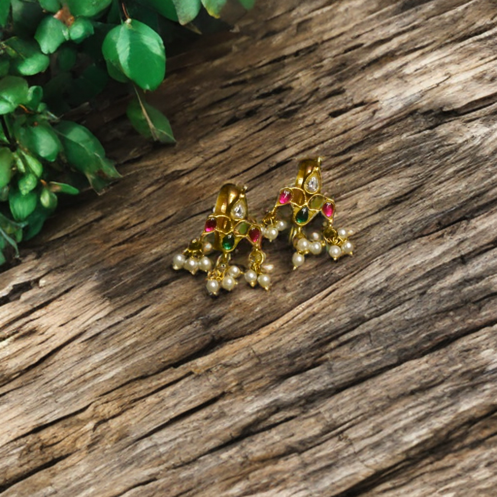 Royal Kundan Bugadi Earrings - Heritage Bridal Collection