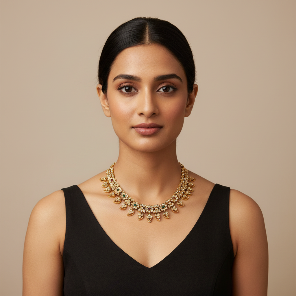  short antique necklace