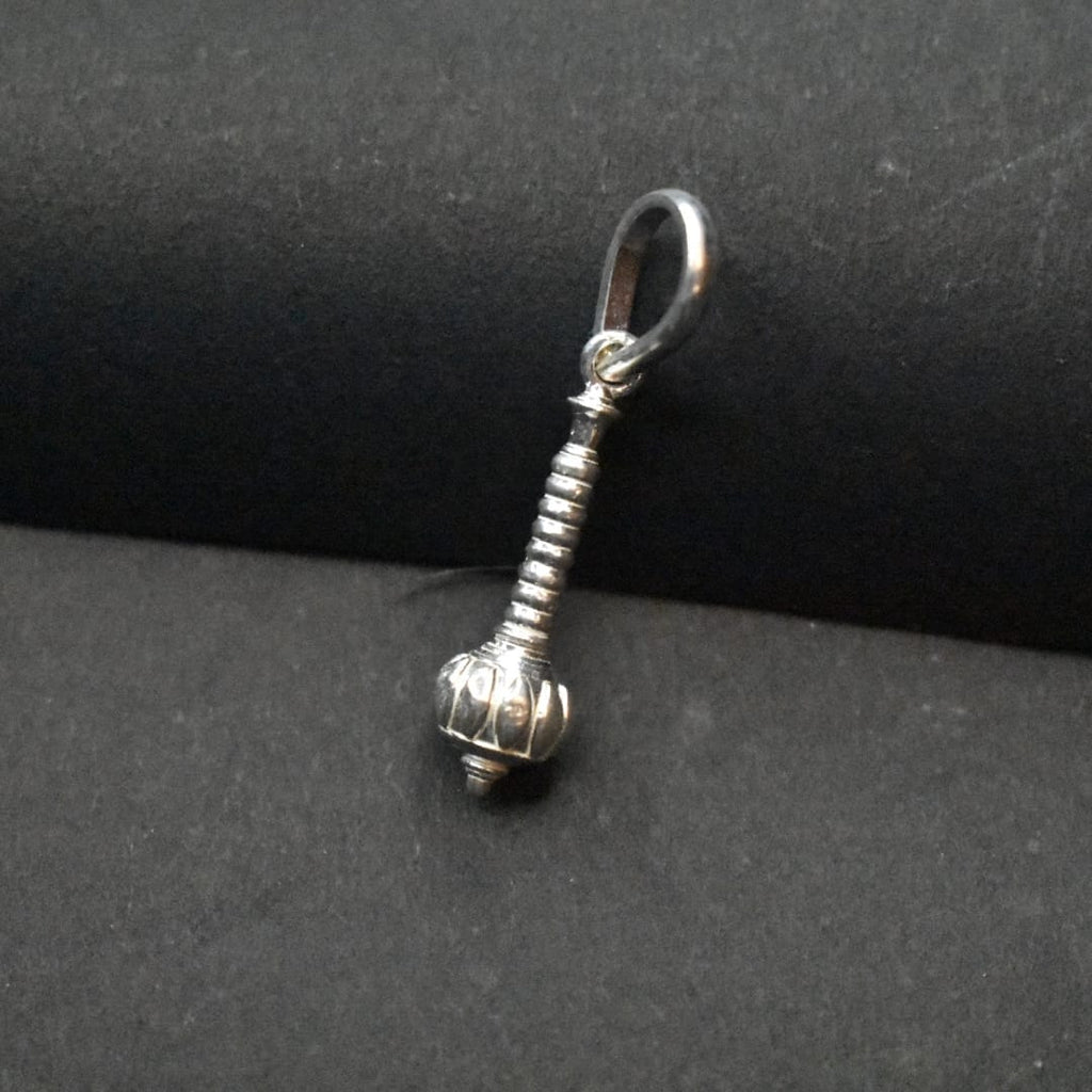 Silver Hanuman Gada Locket