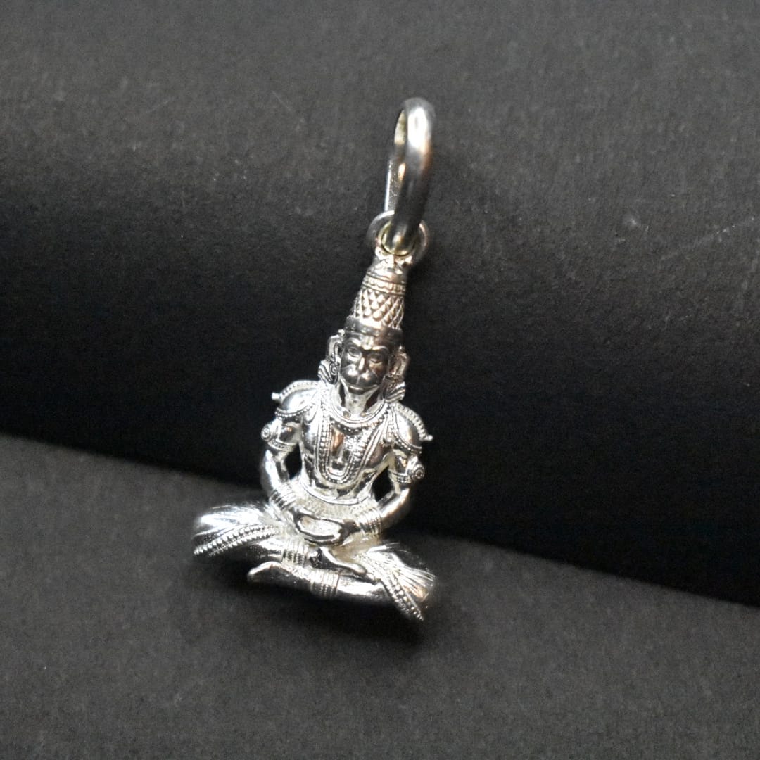 Silver Hanuman Locket