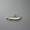 Silver Knife Sword Locket