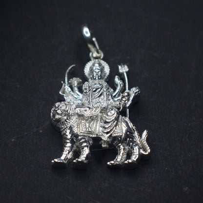 Silver Maa Durga Locket