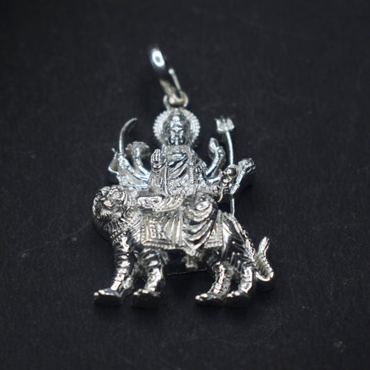 Silver Maa Durga Locket