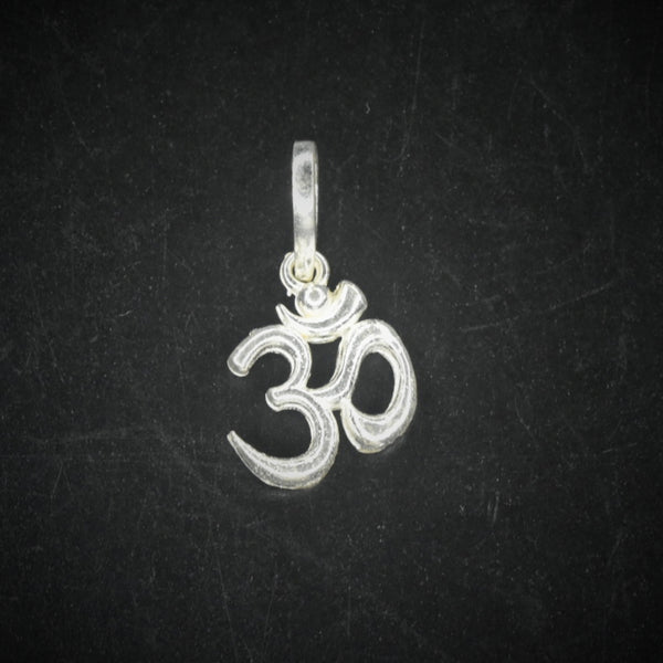 Silver Om Pendant