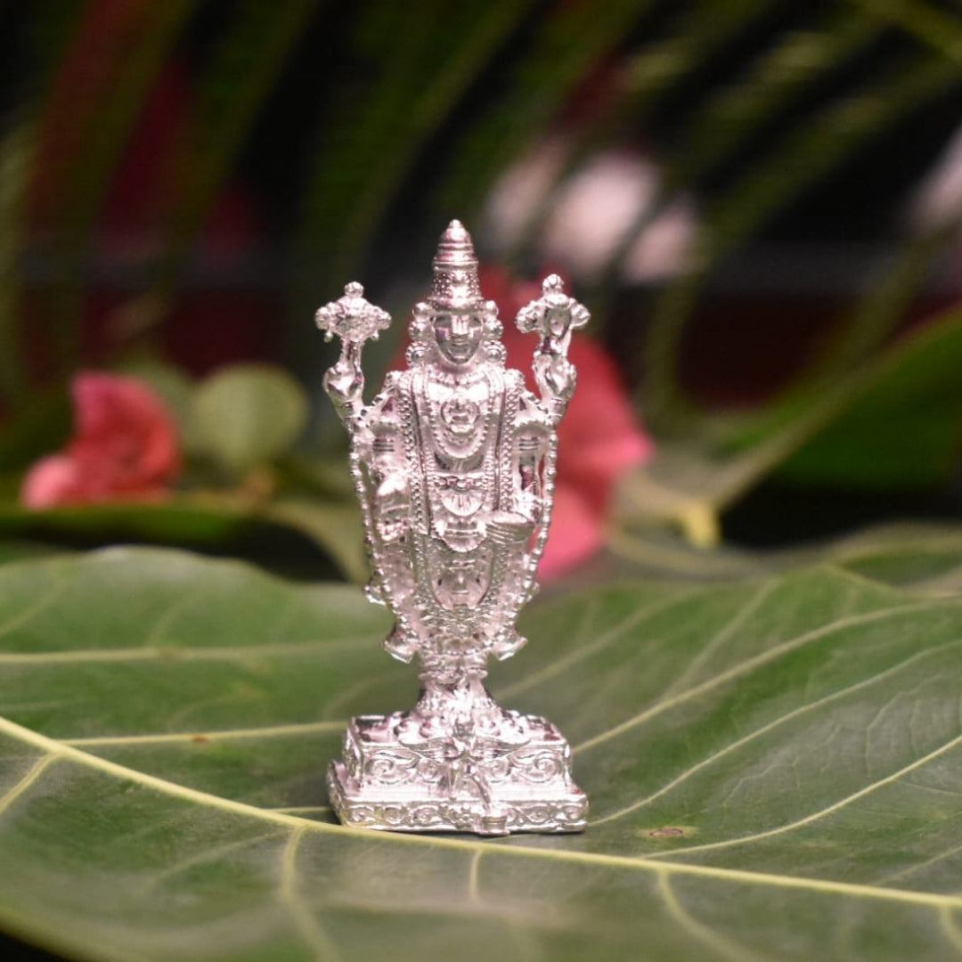 Silver Venkateshwara Swami Idol 