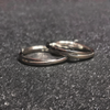 Adjustable Sterling Silver Couple Rings - Perfect Fit Matching Set