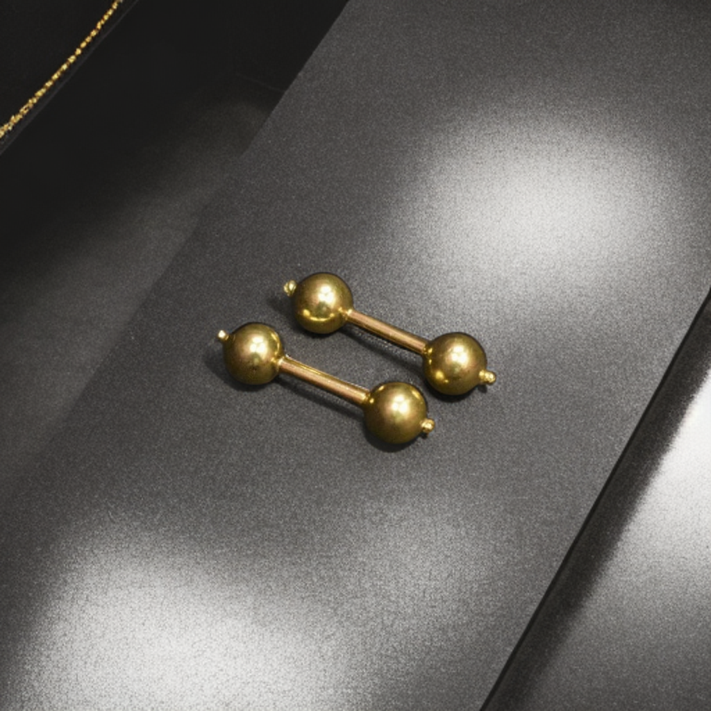 Gorgeous 18ct Yellow Gold Bugudi Earrings: A Stunning Addition to Your Collection