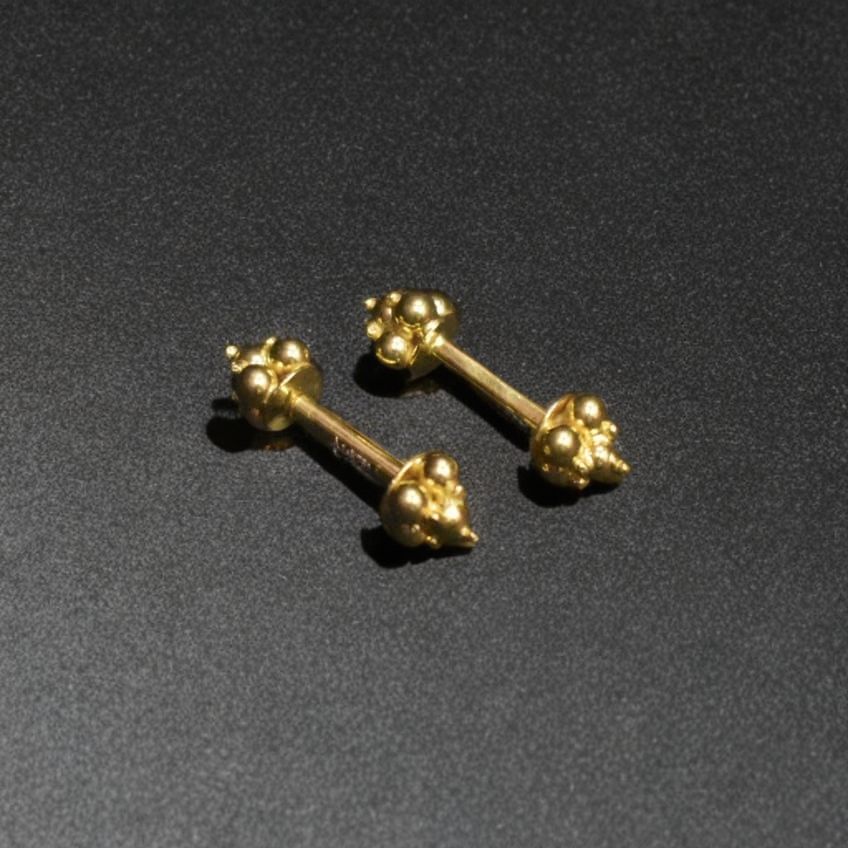 Gold Bugudi Earrings 