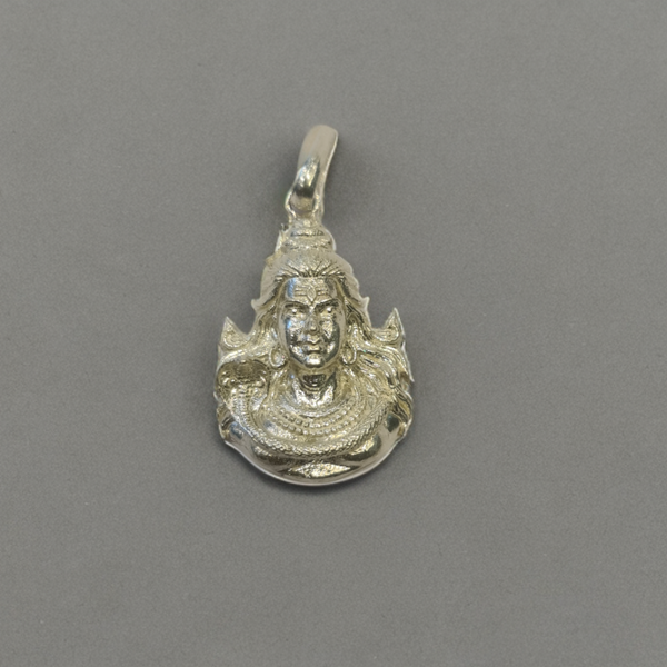 The Majestic Pure Silver Lord Shiva Locket
