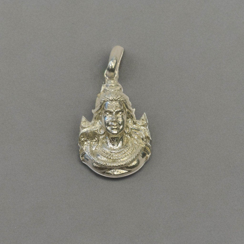The Majestic Pure Silver Lord Shiva Locket