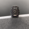 Asp Handcrafted Pure Silver Lord Balaji Ring With Vishnu Vishwaroop for Men
