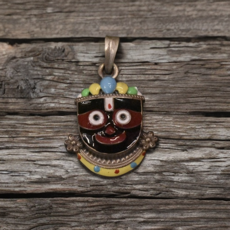 Sterling Silver Jagannath Pendant
