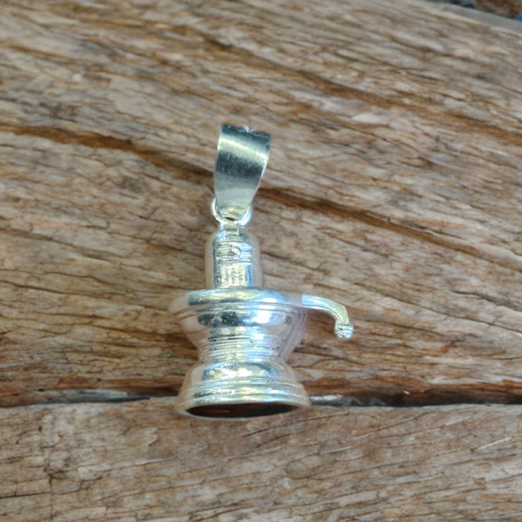 Premium Silver Shiv Lingam Locket - 2.5g