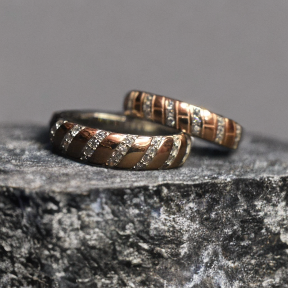 Sterling Silver Couple Rings 