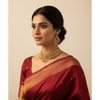 Taruni Antique Peacock CZ Choker Set