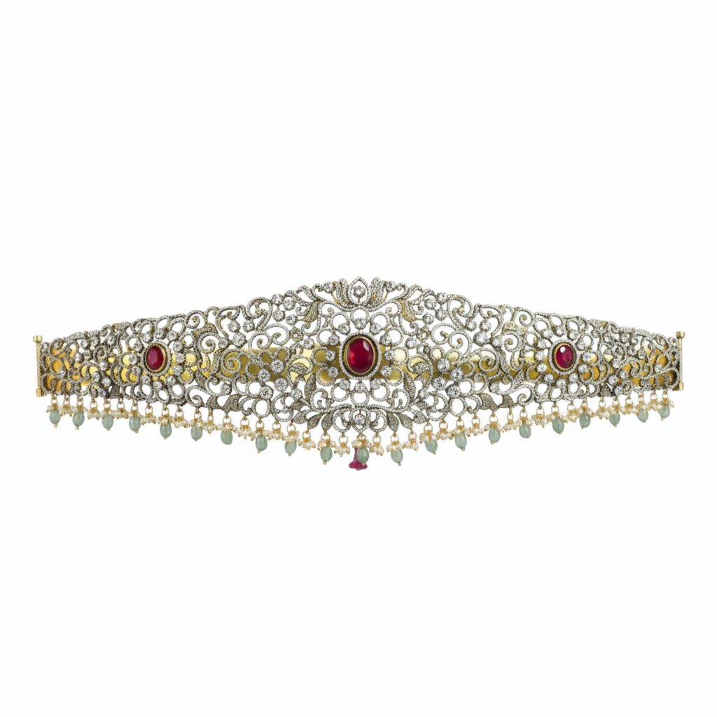 Victorian CZ Bridal Vaddanam