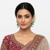 Victorian Pearl Drop Earrings with American Diamonds | Sabyasachi-Inspired