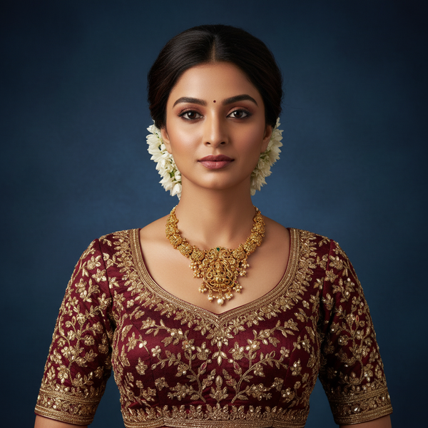 Antique Gold Lakshmi Necklace 