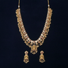 Antique Lakshmi Haram Set - Flat Lay