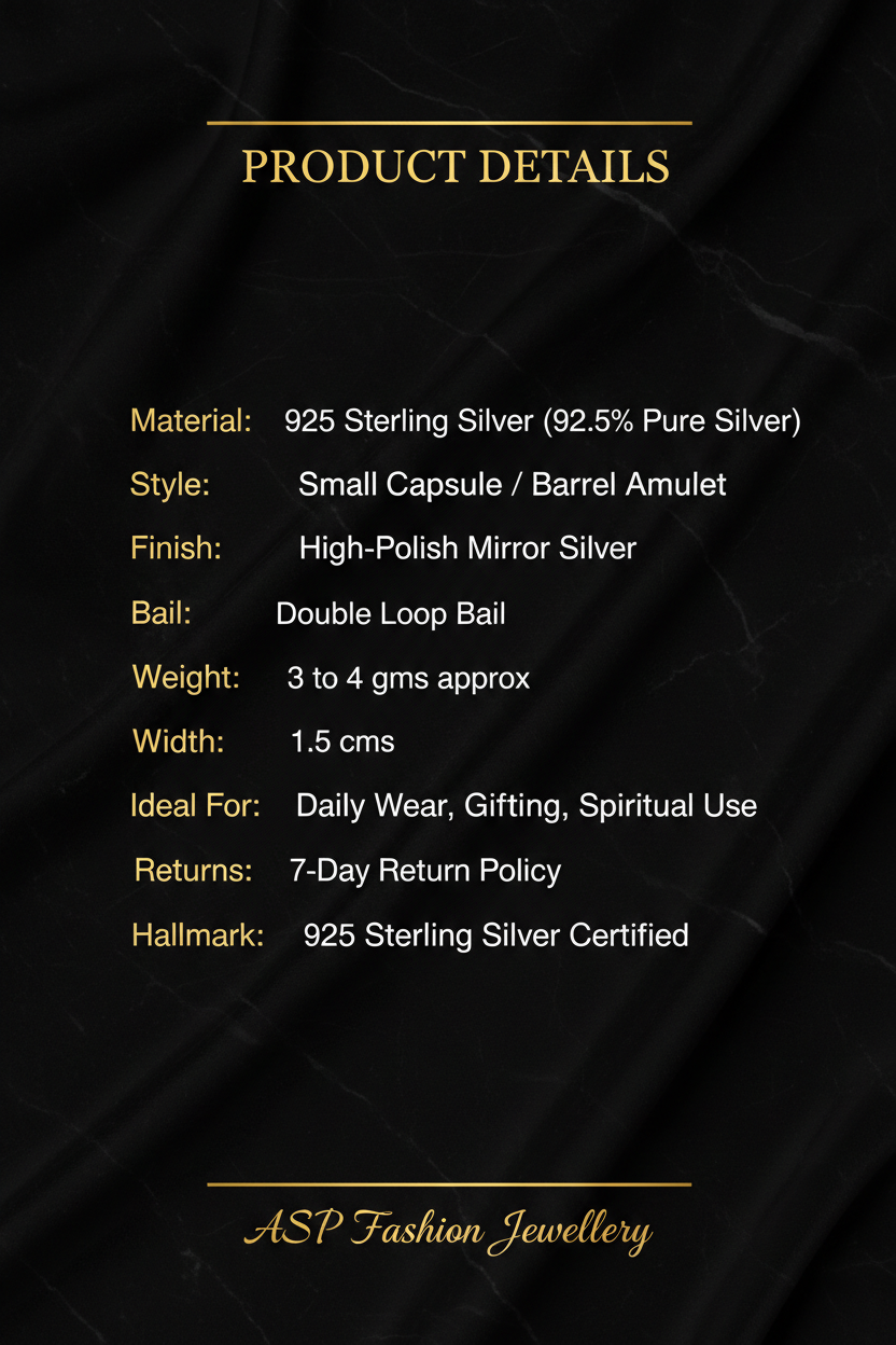 ASP Fashion Jewellery – Product Detail Infographic