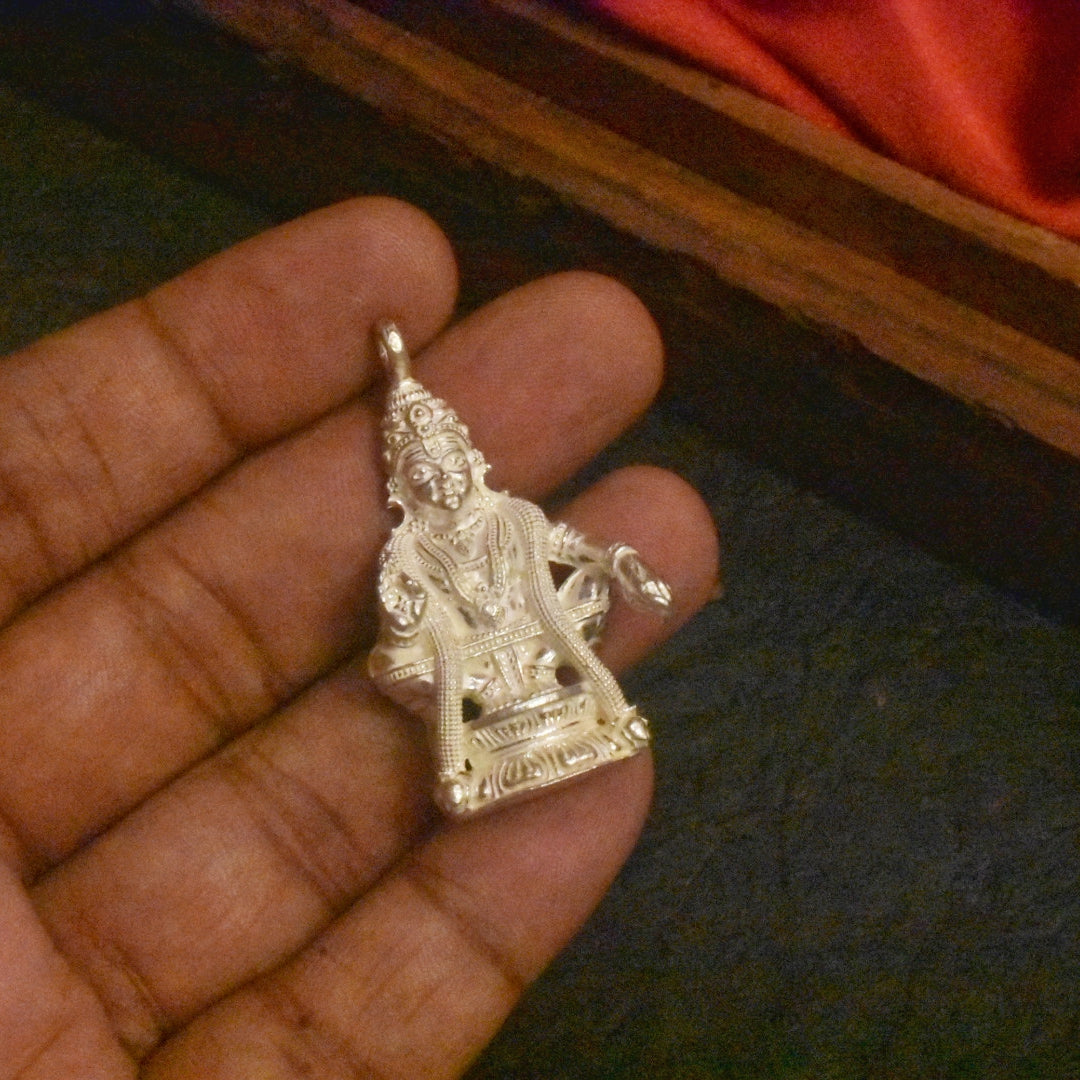 ayyappa locket silver