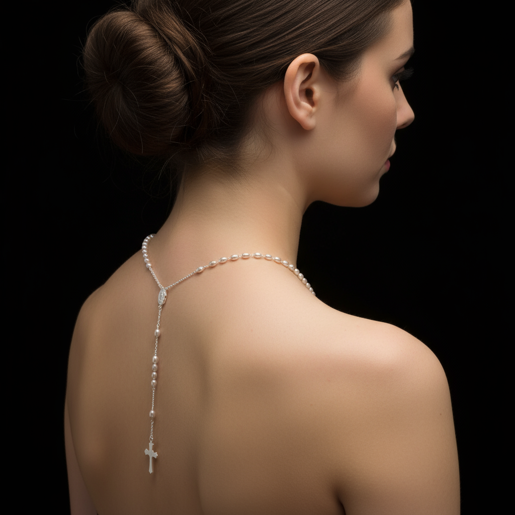 925 Sterling Silver Rosary Beads - Premium Prayer Beads for Spiritual Devotion