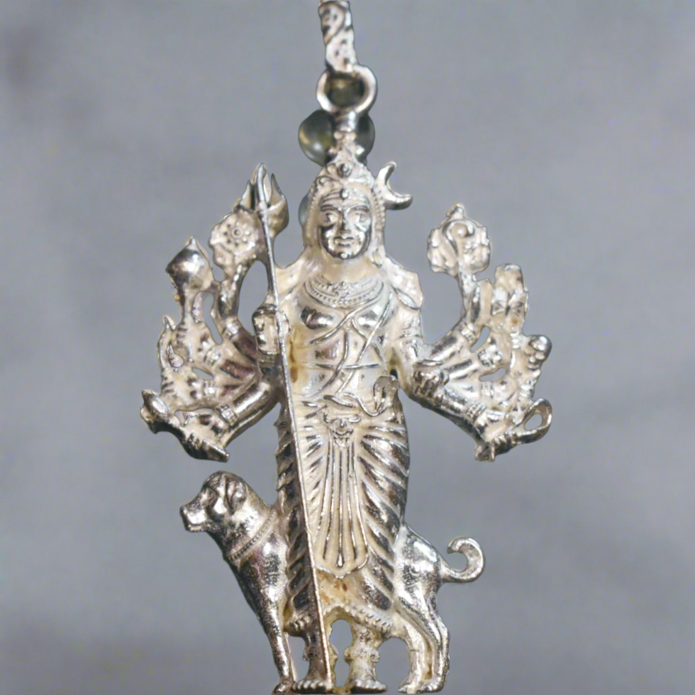 Silver Kaal Bhairav Locket