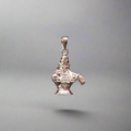 Pure Silver Ayyappan Swami Locket - 925 Sterling Silver Religious Pendant