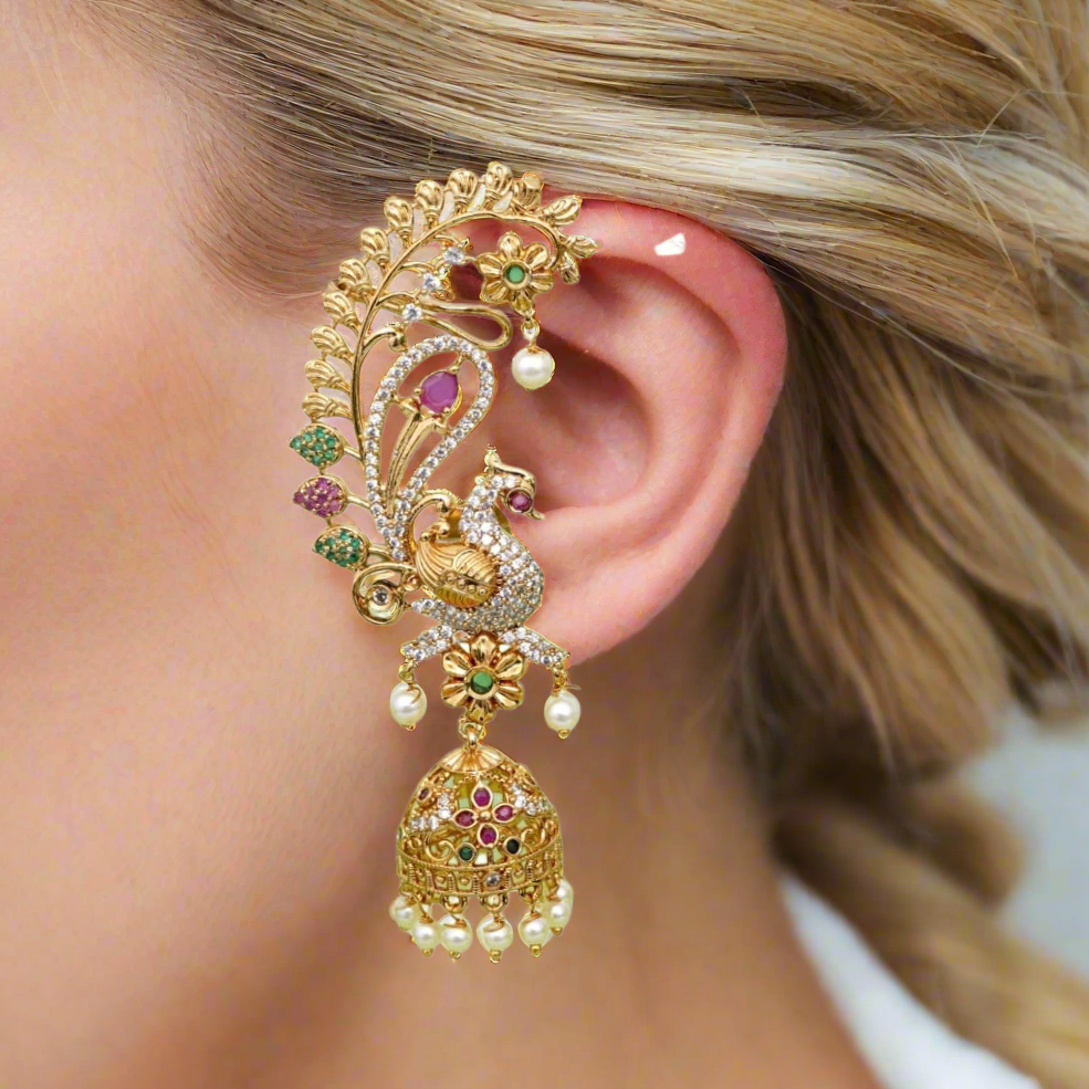 Asp Antique Zircon Ear Cuffs