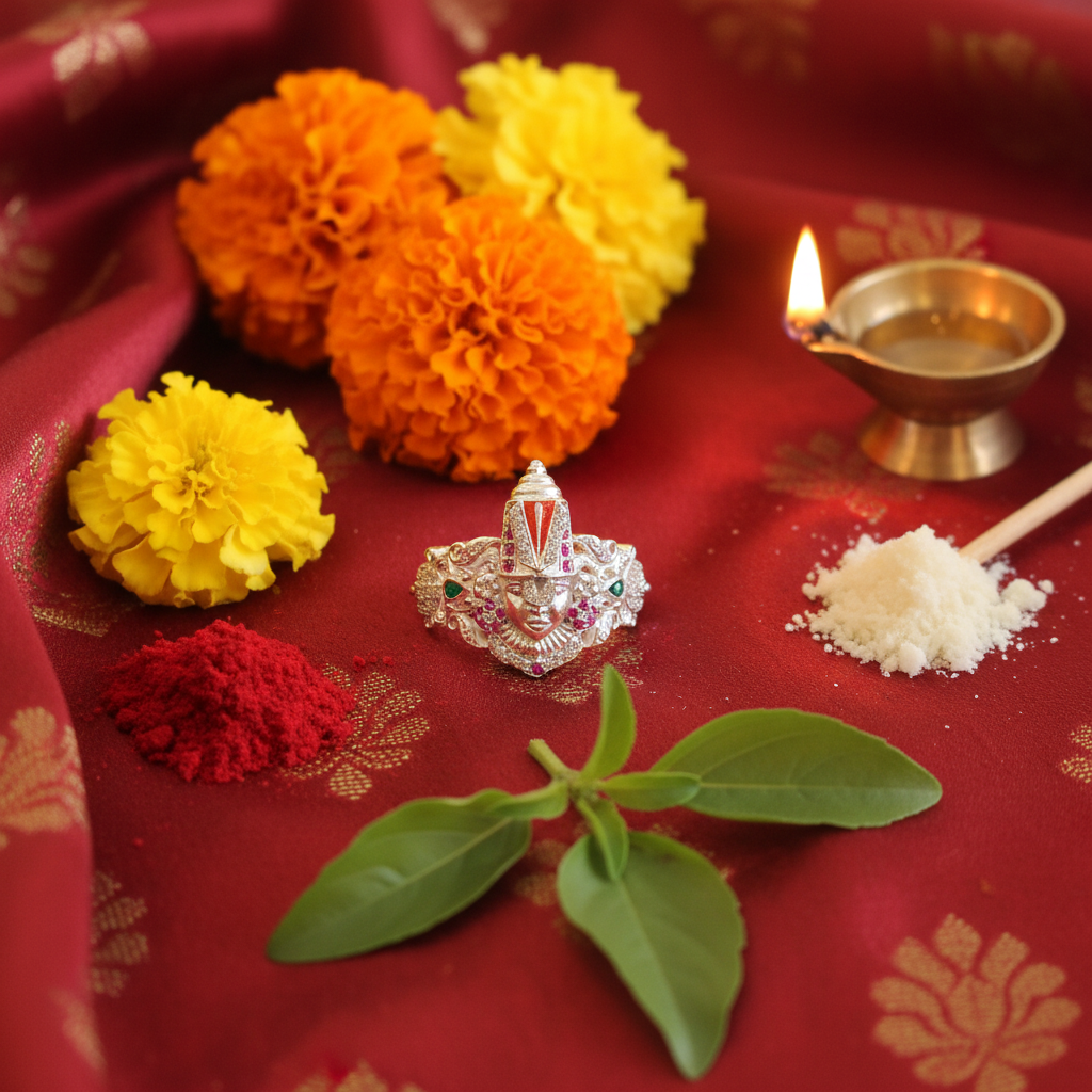 Balaji Ring Flat Lay Cultural Context