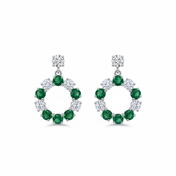 Circular Wreath Earrings